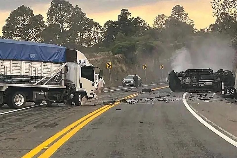FALLECE HIJO DEL DIRECTOR DE BBVA MÉXICO EN ACCIDENTE VEHICULAR EN LA CARRETERA TOLUCA-VALLE DE BRAVO