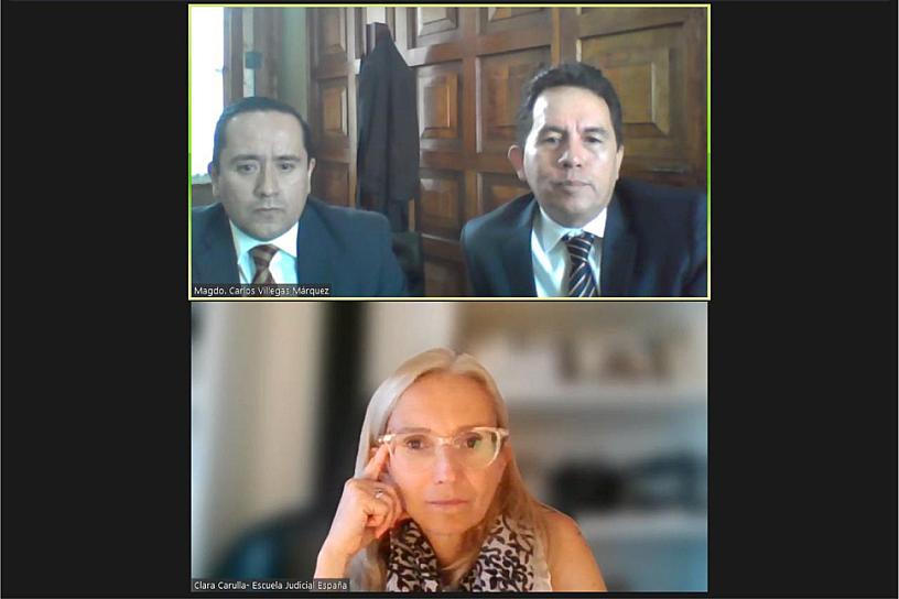 PODER JUDICIAL ACUERDA TEMAS DE COOPERACIÓN EN CAPACITACIÓN ACADÉMICA CON ESPAÑA