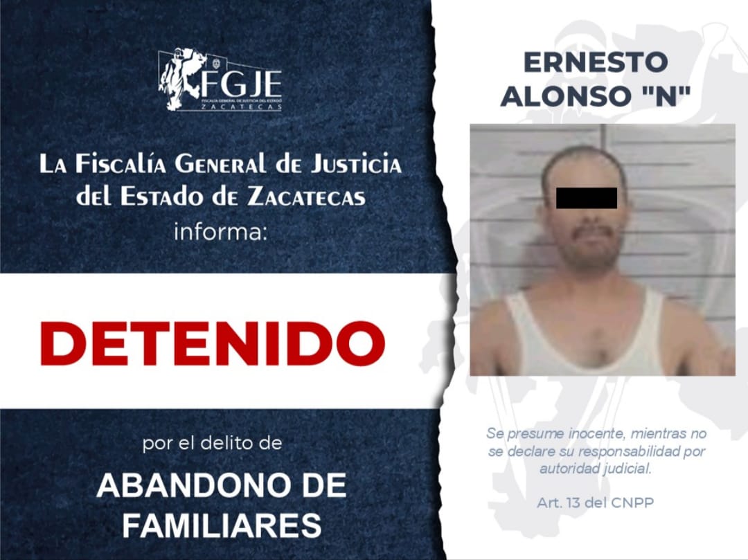 CUMPLIMENTAN FGJEZ Y MESA DE PAZ ÓRDENES DE APREHENSIÓN EN ZACATECAS