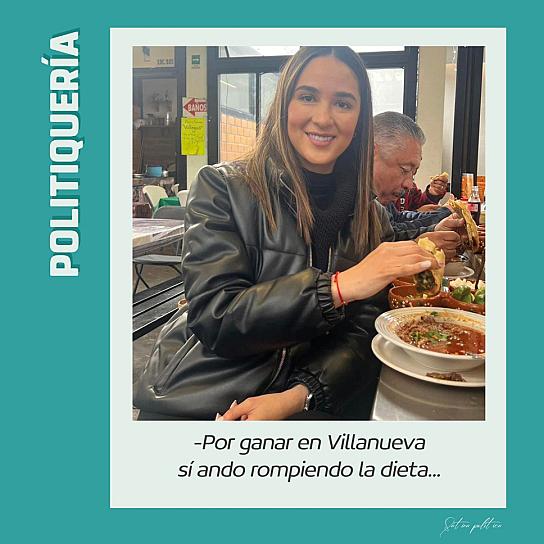 Por ganar en Villanueva sí ando rompiendo la dieta ...