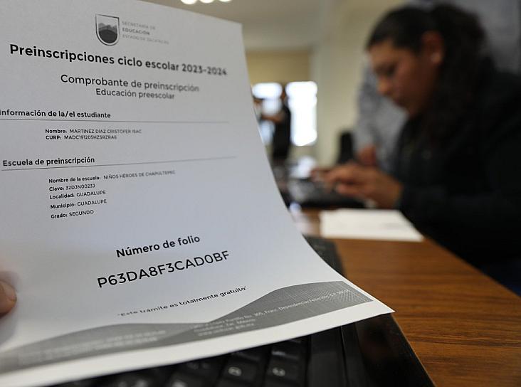 PREINSCRITOS, MÁS DE 40 MIL ESTUDIANTES ZACATECANOS