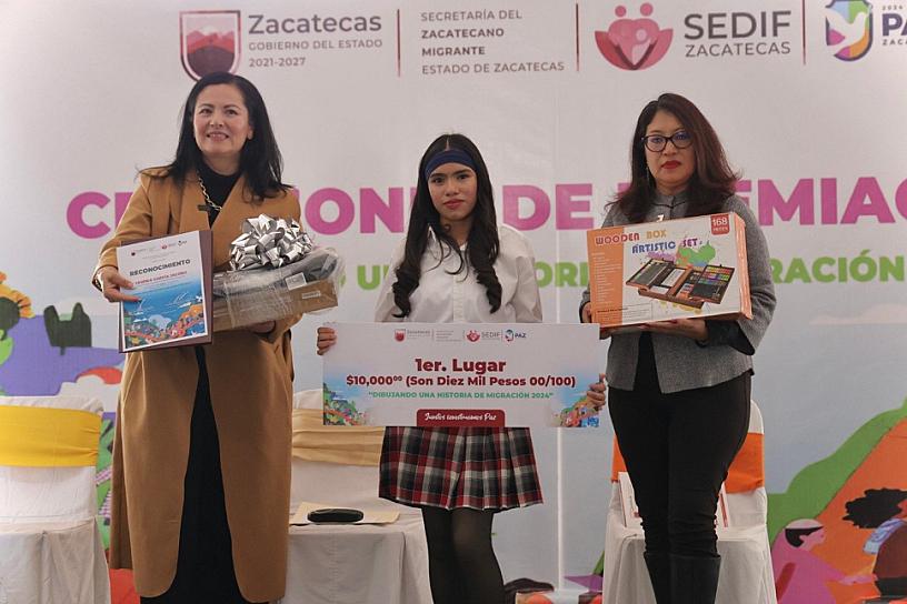 Premian a ganadores del Concurso Binacional de Dibujo 2024 
