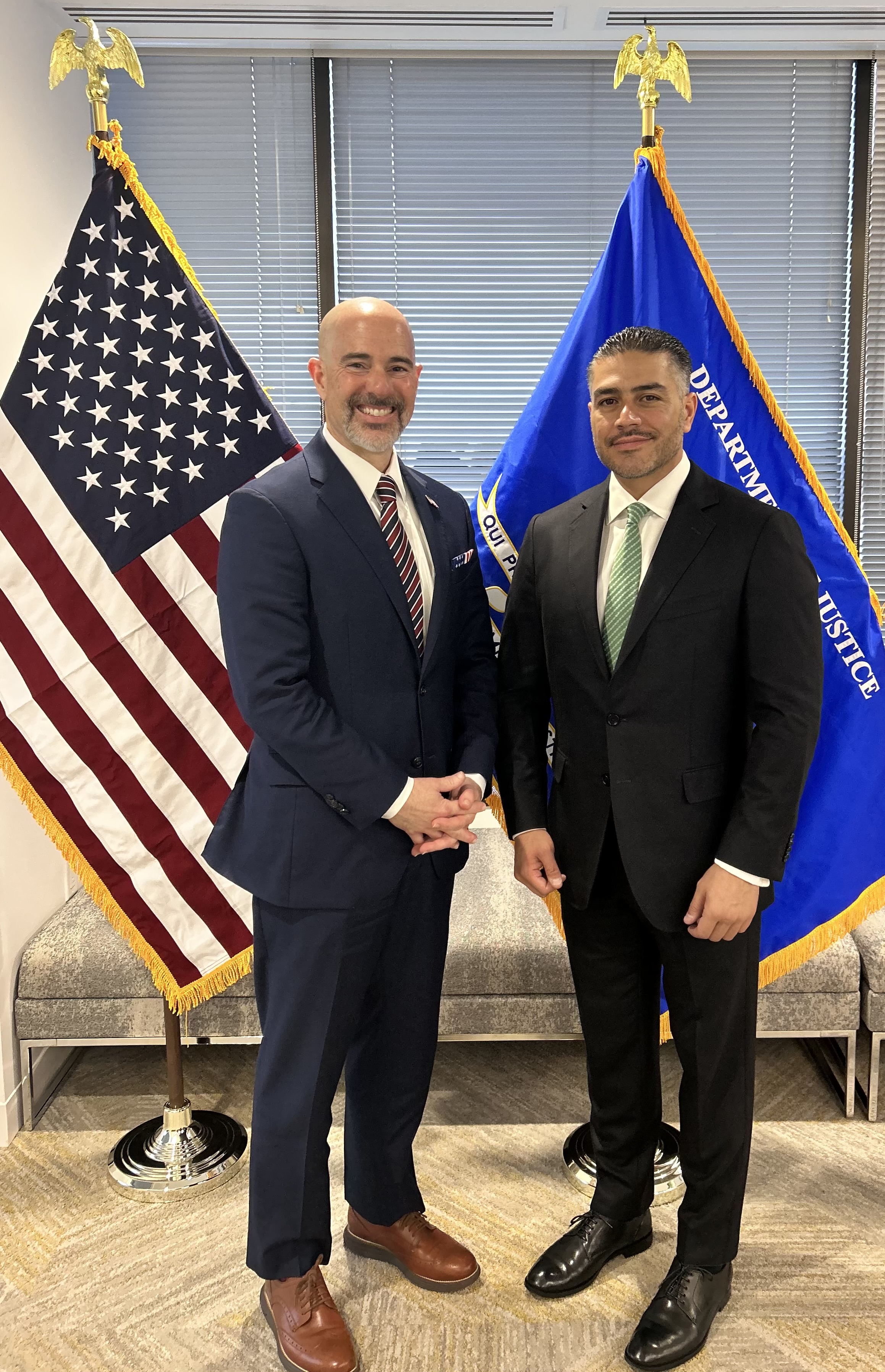 SE REÚNE GARCÍA HARFUCH CON DIRECTOR DE LA DEA EN EE. UU.