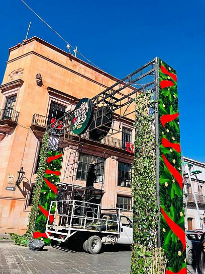 PREPARAN LA CIUDAD PARA EL FESTIVAL DE LAS LUCES