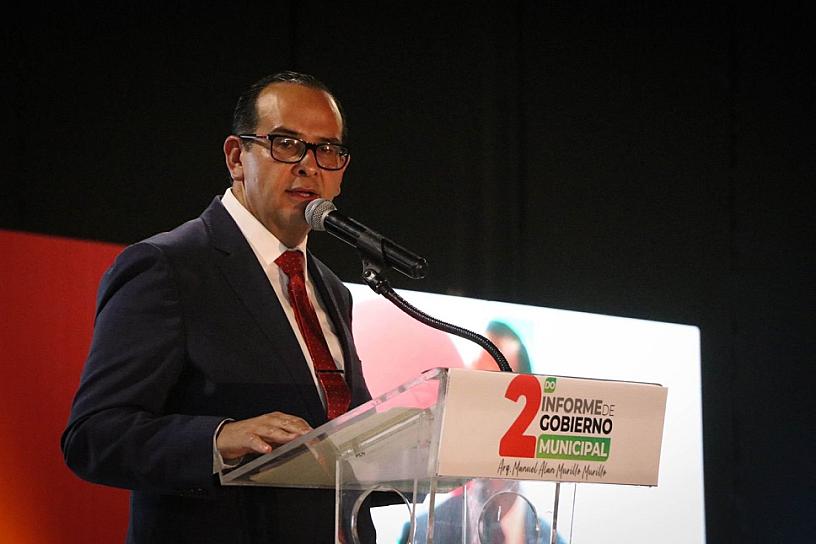 PRESENTA ALAN MURILLO ACCIONES EN SU INFORME DE ACTIVIDADES 