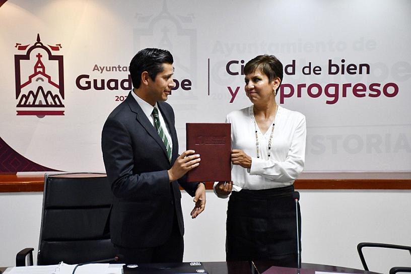 PRESENTA ALCALDE DE GUADALUPE PRIMER INFORME ANTE EL CABILDO