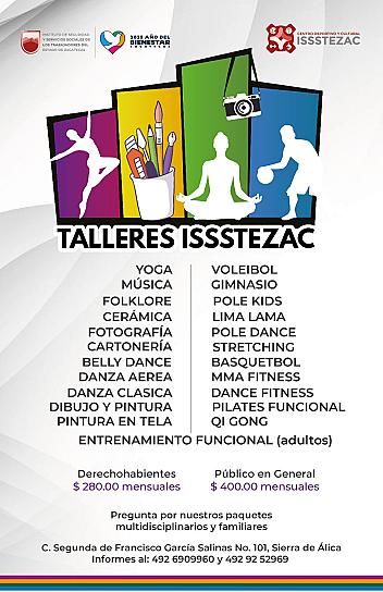 Presenta Centro Deportivo y Cultural Issstezac sus academias para 2025