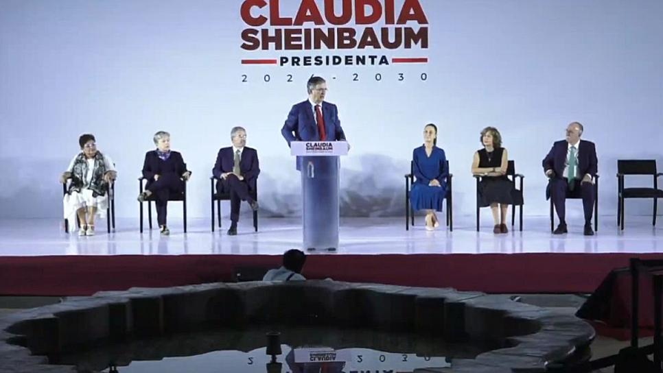 PRESENTA CLAUDIA SHEINBAUM A PRIMEROS INTEGRANTES DE SU GABINETE