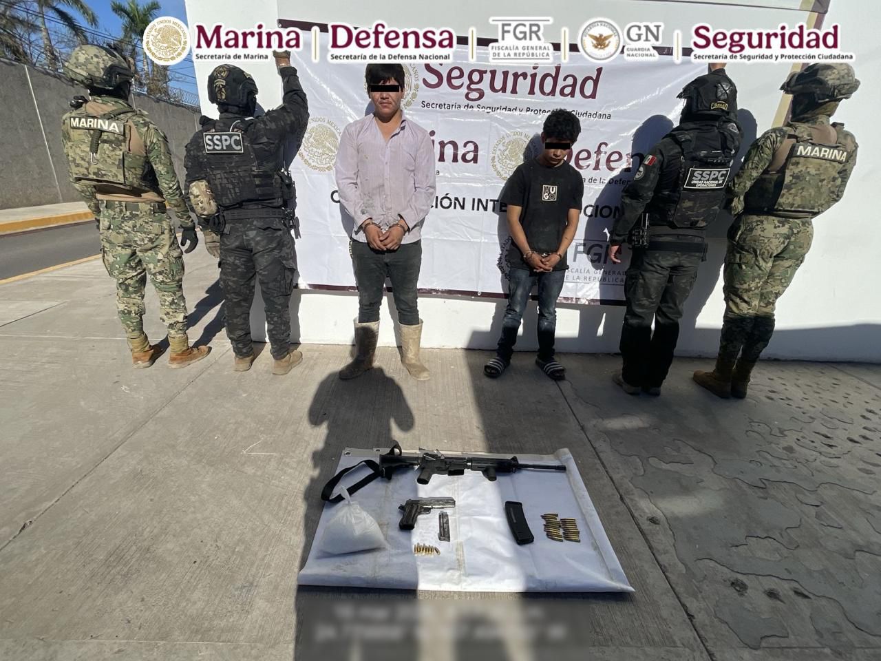 DETIENEN AUTORIDADES A DOS GENERADORES DE VIOLENCIA EN SINALOA
