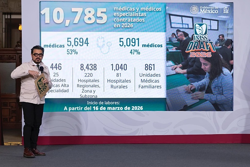 REPORTAN CONTRATACIÓN HISTÓRICA DE MÉDICOS ESPECIALISTAS