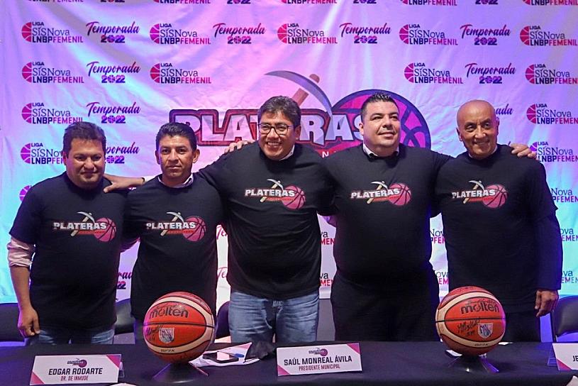 PRESENTAN A “PLATERAS DE FRESNILLO”, PRIMER EQUIPO BASQUETBOL EN LA LNBP