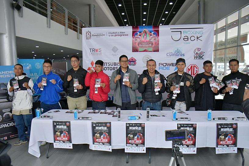 PRESENTAN CARTELERA DE BOX PROFESIONAL "DESAFÍO DE CAMPEONES"