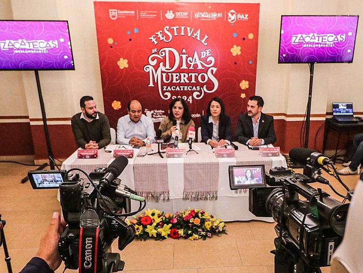 PRESENTAN CONVOCATORIAS PARA EL FESTIVAL DE DÍA DE MUERTOS 2024 