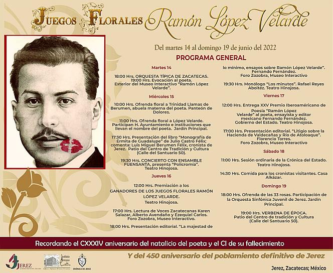 PRESENTAN EL PROGRAMA DE LOS JUEGOS FLORALES EN JEREZ