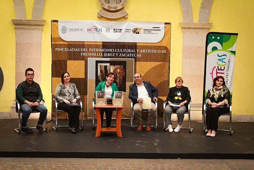 PRESENTAN EN LA CAPITAL “PINCELADAS DEL PATRIMONIO CULTURAL Y ARTÍSTICO DE FRESNILLO, JEREZ Y ZACATECAS”