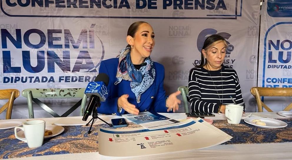 PRESENTA NOEMÍ LUNA “PRESUPUESTO ALTERNO” DEL PAN