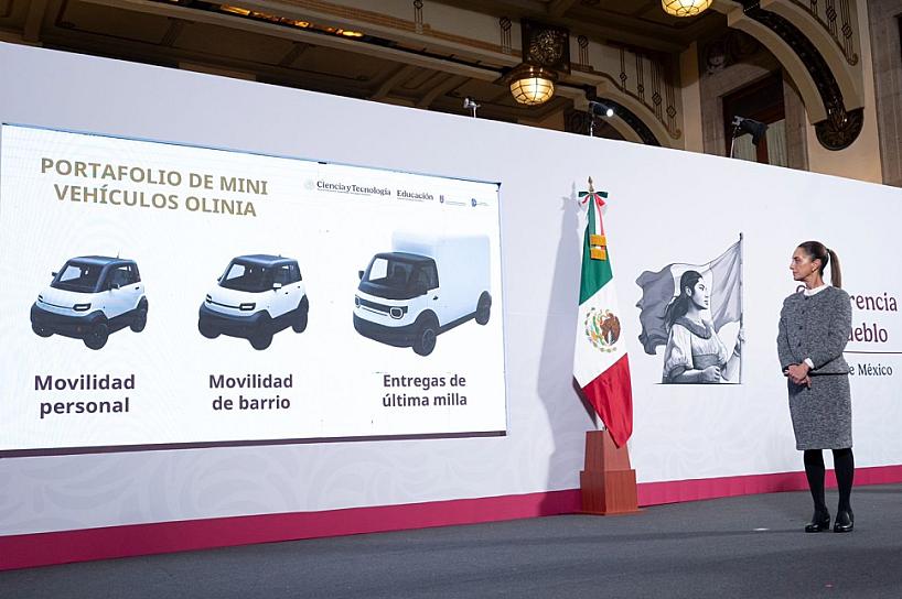 Presentan Olinia, primera armadora mexicana de mini vehículos eléctricos
