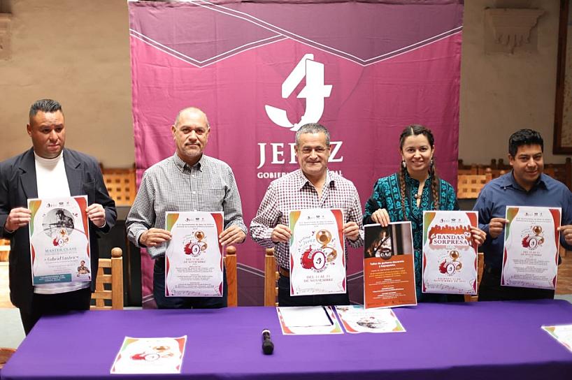 PRESENTAN PROGRAMA “EN JEREZ VIVE LA BANDA Y LA TAMBORA”