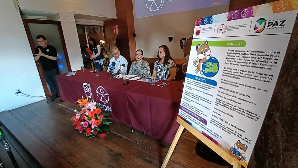 PRESENTAN PROGRAMA "MENOS DISCAPACIDAD MÁS DESCUENTOS"