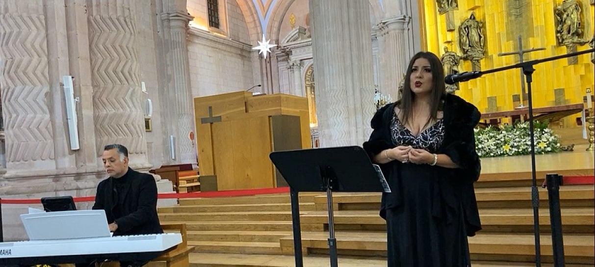 PRESENTAN RECITAL DE CANTO Y PIANO EN CATEDRAL