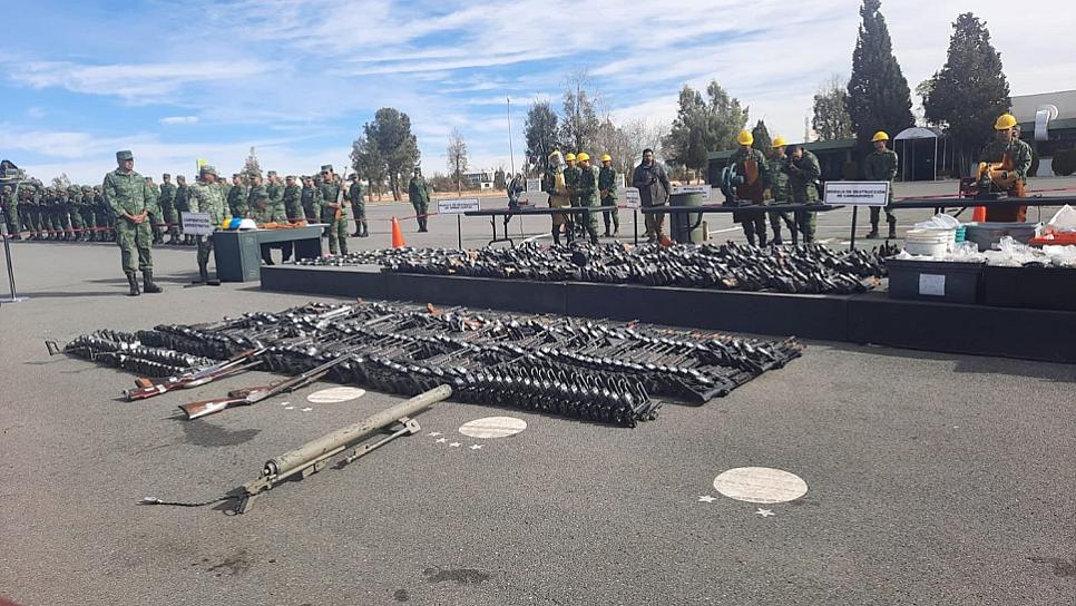 A LA FOSA, ARMAS Y MUNICIONES QUE USABA EL CRIMEN ORGANIZADO 