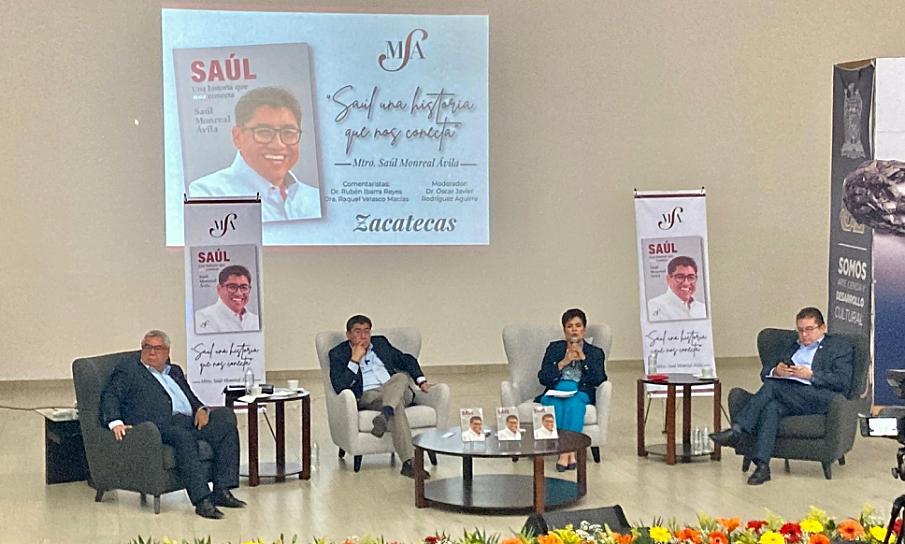 PRESENTA SAÚL MONREAL OBRA AUTOBIOGRÁFICA