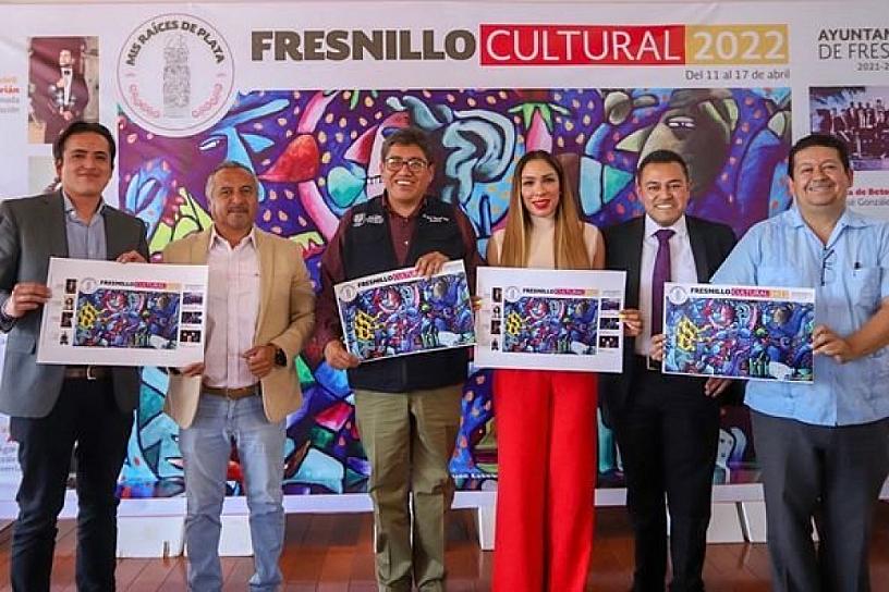 PRESENTA SAÚL MONREAL PROGRAMA DEL FESTIVAL FRESNILLO CULTURAL “MIS RAÍCES DE PLATA”