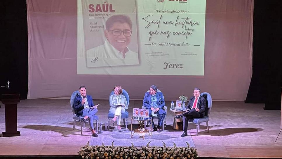 PRESENTA SAÚL MONREAL SU LIBRO AUTOBIOGRÁFICO EN JEREZ 
