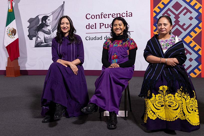 Presenta Sheinbaum cartelera de actividades culturales por el año de la mujer indígena