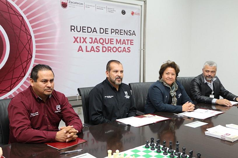 PRESENTA SSZ PROGRAMA JAQUE MATE A LAS DROGAS; BUSCA CONCIENTIZAR A JÓVENES 