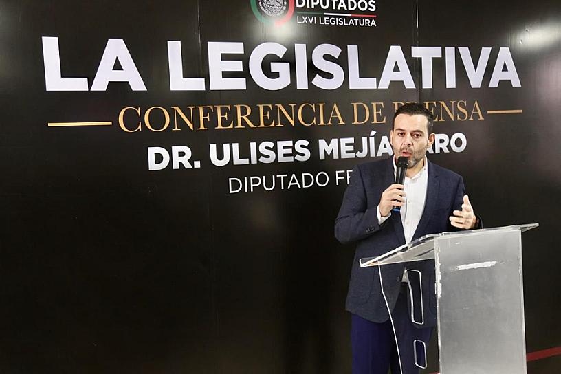 PRESENTA ULISES MEJÍA HARO RESUMEN SEMANAL DE TRABAJO LEGISLATIVO  