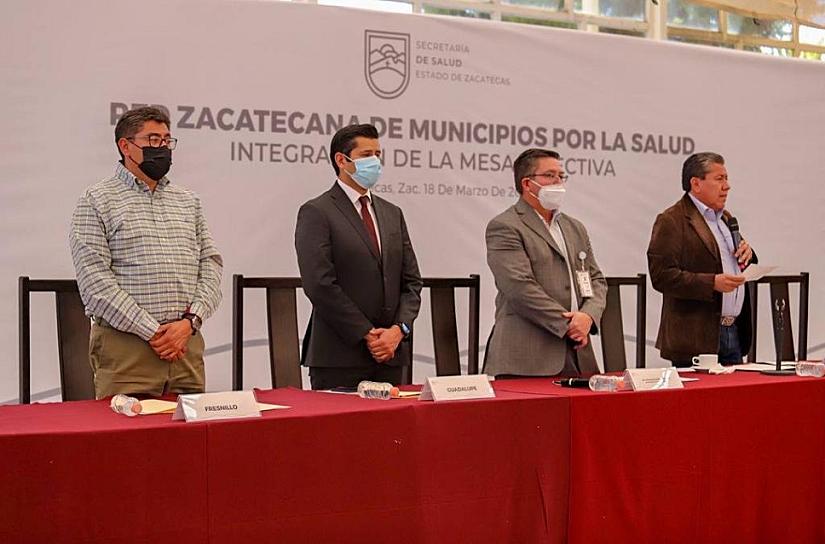 PRESIDE JULIO CÉSAR CHÁVEZ, RED ZACATECANA DE MUNICIPIOS POR LA SALUD 