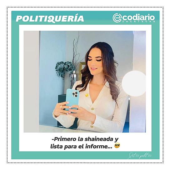 -Primero la shaineada y lista para el informe... 😎