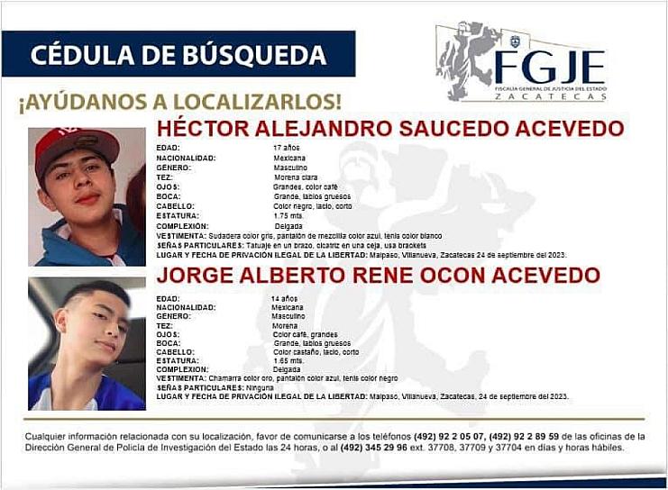 PRIVAN DE LA LIBERTAD A 7 JÓVENES DE VILLANUEVA 