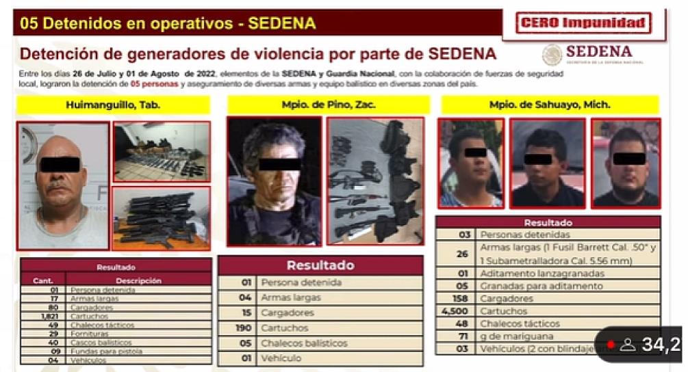DETIENEN ELEMENTOS DE LAS SEDENA A UN SUJETO EN PINOS 
