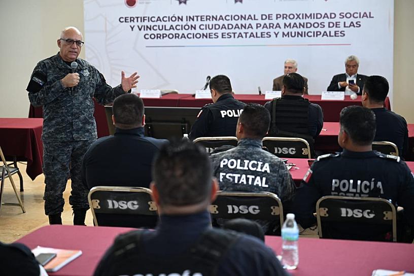 Profesionalizan a policías del estado con Certificación Internacional