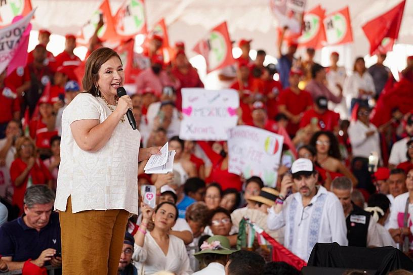 PROMETE XÓCHITL GÁLVEZ FIJAR UN SALARIO BASE DE 20 MIL PESOS MENSUALES A MAESTROS