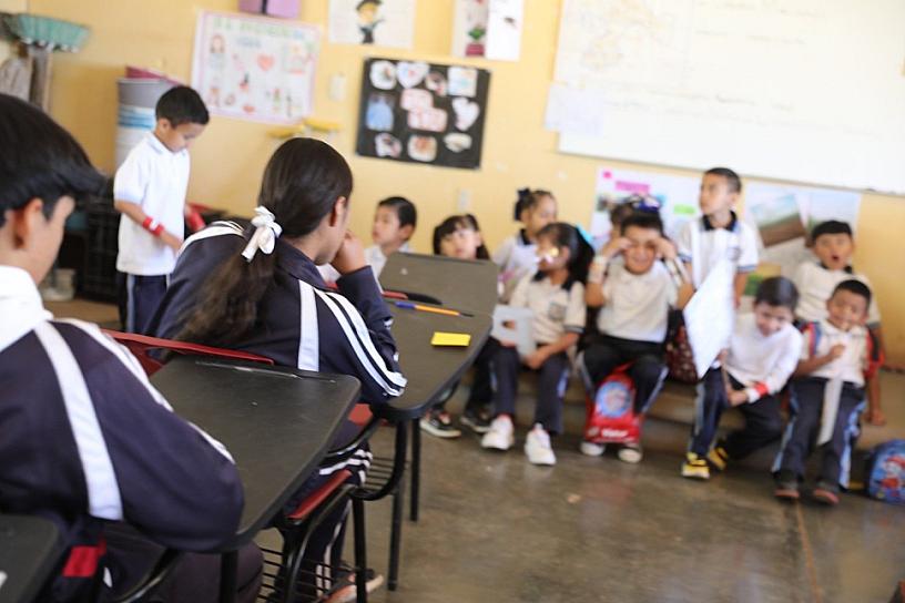 PROMUEVEN LA PAZ ALUMNOS DE PREESCOLAR DE TACOALECHE