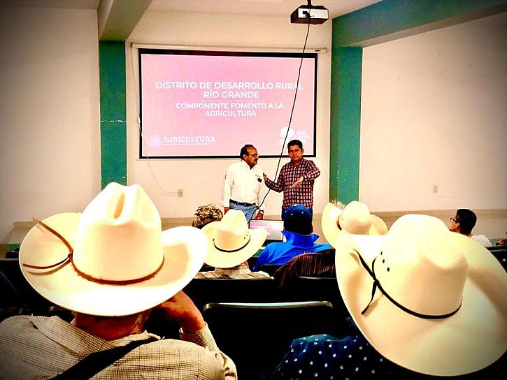 PROMUEVEN PROYECTOS AGROPECUARIOS EN RÍO GRANDE 