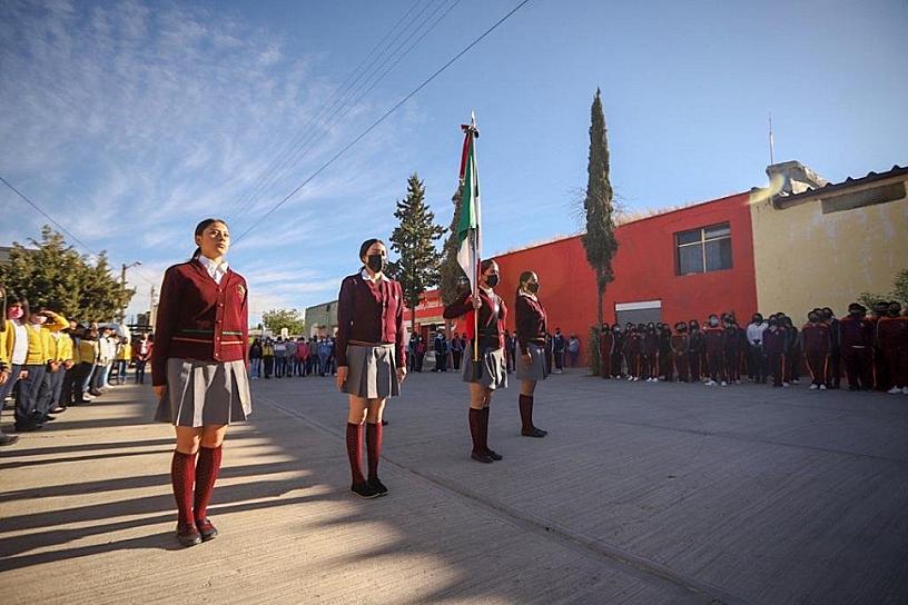 PROMUEVEN VALORES CÍVICOS EN COMUNIDAD RANCHO GRANDE