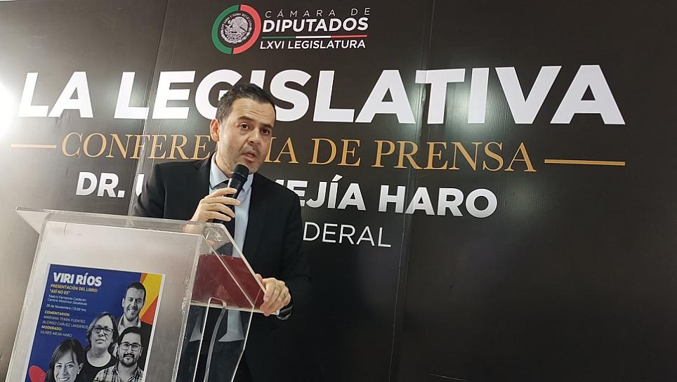 PROPONE MEJÍA HARO CREACIÓN DE CENTRO NACIONAL DE GESTIÓN DE SEQUÍAS