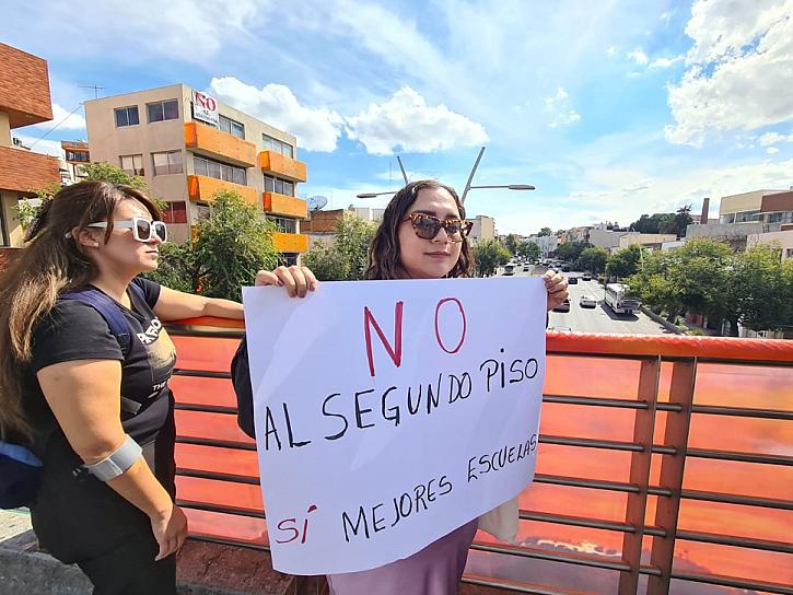 PROTESTAN CONTRA EL PROYECTO DEL VIADUCTO ELEVADO 
