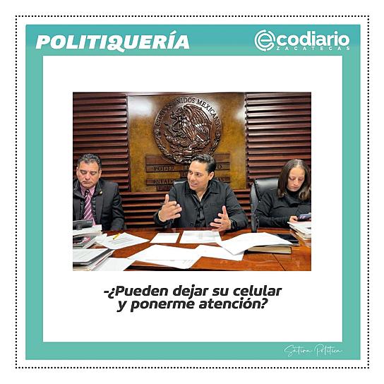 -¿Pueden dejar su celular y ponerme atención?  