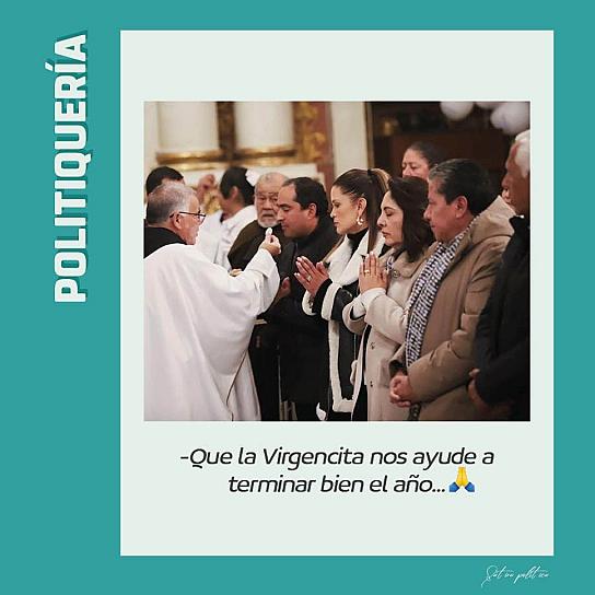 -Que la Virgencita nos ayude a terminar bien el año... 🙏🏼