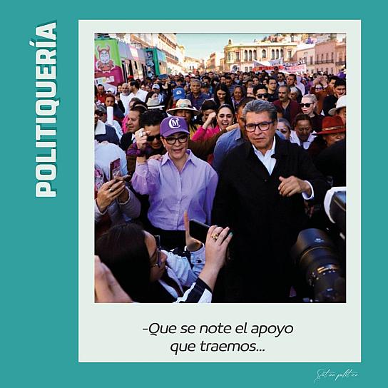 -Que se note el apoyo que traemos...