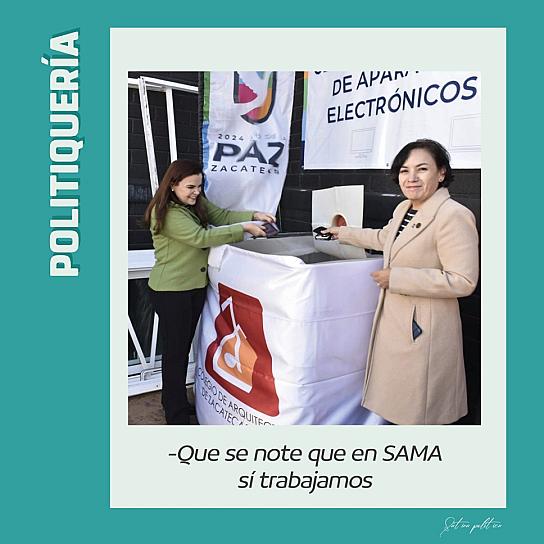 -Que se note que en SAMA sí trabajamos