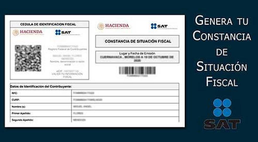 QUE SIEMPRE NO... AFIRMAN QUE SAT NO PIDIÓ CONSTANCIA DE SITUACIÓN FISCAL 