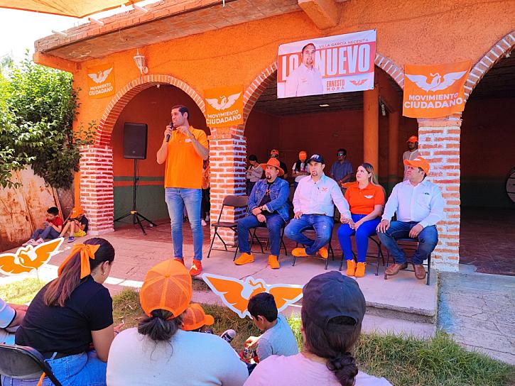 QUIERE GERARDO GARCÍA MEJORAR LA VIDA EN VILLA GARCÍA