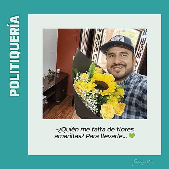-¿Quién me falta de flores amarillas? Para llevarle... 💚