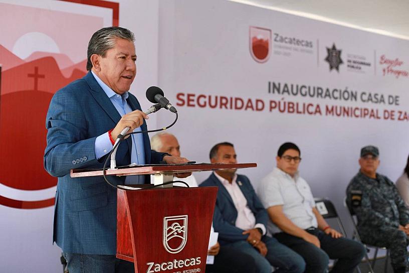 RATIFICA DMA COMPROMISO PARA DEVOLVER LA PAZ; INAUGURA AMPLIACIÓN DE CASETA DE SEGURIDAD EN LA CAPITAL